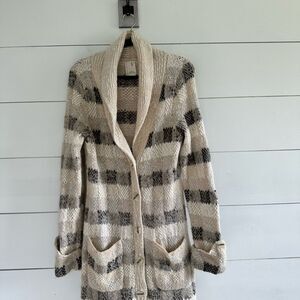 Anthropologie Far Away from Close Alpaca Blend Long Sweater Size Large